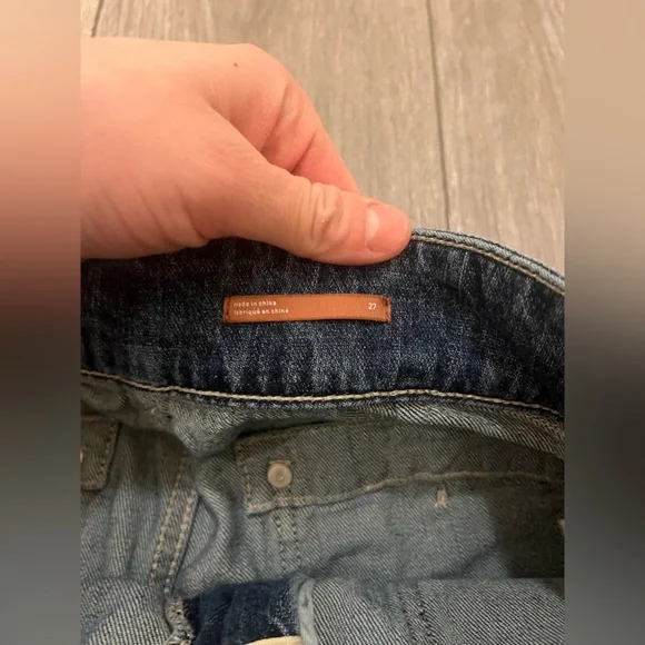 Anthropologie The Wanderer Mid-Rise Relaxed Jeans by Pilcro 27 - Picture 8 of 15